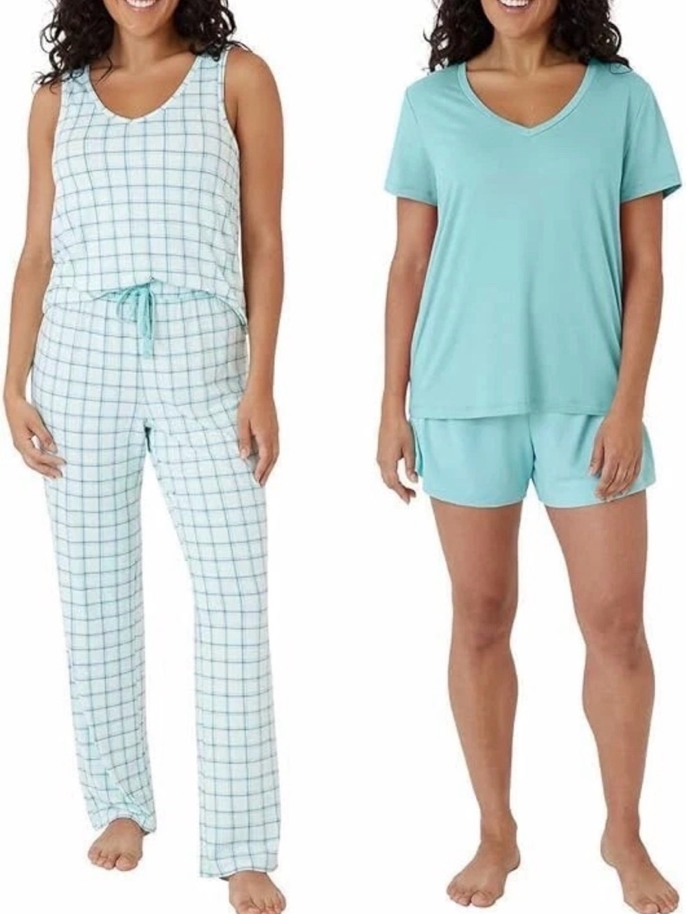 Eddie Bauer four-Piece Sleep Set — Tank, Tee, Pants & Shorts.